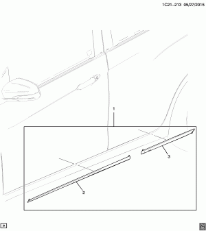 MOLDING PKG/SIDE DOOR