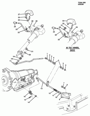 SHIFT CONTROL/AUTOMATIC TRANSMISSION (MT1)