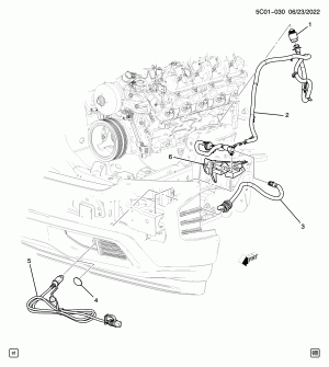 ОБОГРЕВАТЕЛЬ БЛОКА ДВИГАТЕЛЯ (CHEVROLET X88, L82/5.3F, ОБОГРЕВАТЕЛЬ K05)