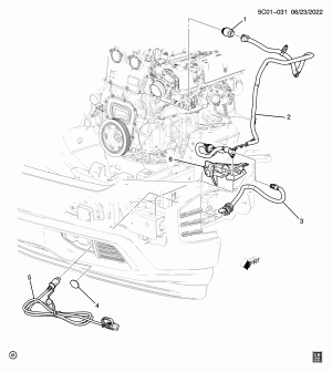 ОБОГРЕВАТЕЛЬ БЛОКА ДВИГАТЕЛЯ (CHEVROLET X88, L3B/2.7K, ОБОГРЕВАТЕЛЬ K05)