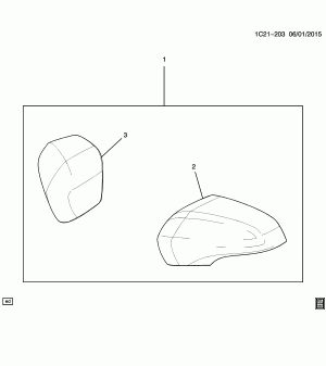 ACCESSORY PKG/OUTSIDE REAR VIEW MIRROR COVER