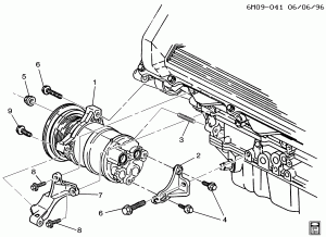 A/C COMPRESSOR MOUNTING