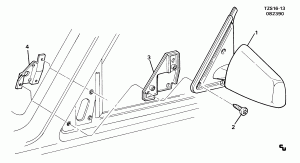 MIRROR/OUTSIDE REAR VIEW (STANDARD)