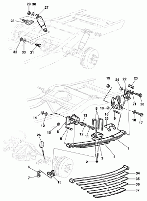 Rear suspension - Picek-up - GrandBlazer
