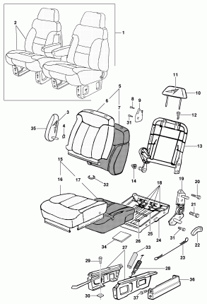 Front seat individual