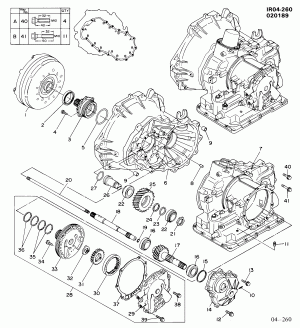 AUTOMATIC TRANSMISSION CONVERTER & OIL PUMP