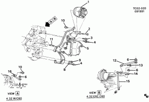 GENERATOR MOUNTING (LB4/4.3Z)