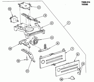 A/C & HEATER CONTROL ASM