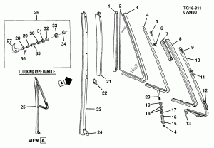 VENT WINDOW/FRONT DOOR