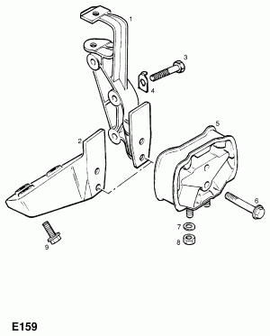 КРЕПЛЕНИЯ ДВИГАТЕЛЯ (ПРОДОЛЖ.)