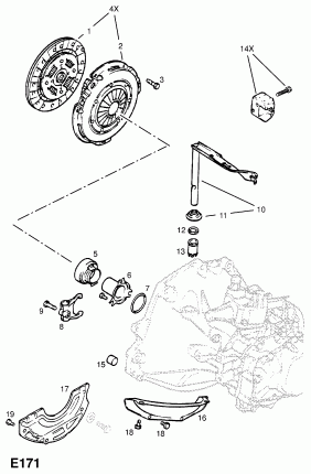 МУФТА СЦЕПЛЕНИЯ (ЗАМЕНА)