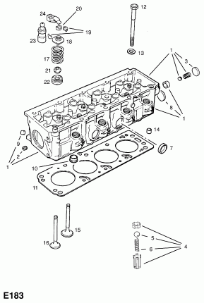 ГОЛОВКА ЦИЛИНДРА, ЗАГЛУШКИ И ПРОКЛАДКА