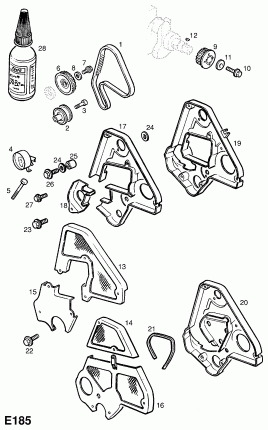 КРЫШКА ПРИВОДНОГО РЕМНЯ