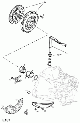 МУФТА СЦЕПЛЕНИЯ (ЗАМЕНА)
