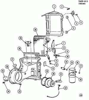 A/C EVAPORATOR ASM & BLOWER