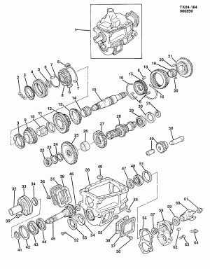 4-SPEED MANUAL TRANSMISSION (M20) PART 1