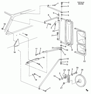 MIRROR/OUTSIDE REAR VIEW (W/WEST COAST TYPE MIRROR 8S4,8B2,8G9)