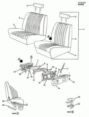 SEAT/SPLIT 40/60 (AE7)