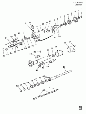 STEERING COLUMN (STANDARD)