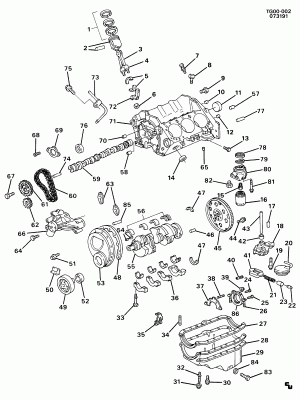 ENGINE ASM-4.3L V6 PART 1 (LB4/4.3Z)