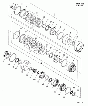 AUTOMATIC TRANSMISSION CLUTCH & PLANETARY GEAR