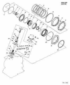 AUTOMATIC TRANSMISSION CLUTCH LOW & REVERSE