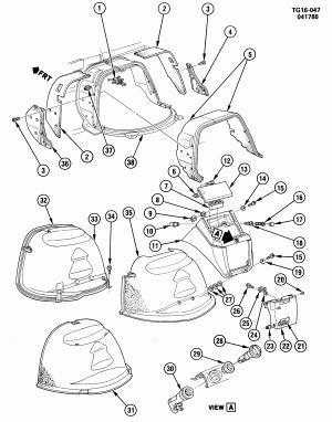 ENGINE COVER & RELATED PARTS