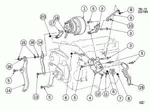 A/C COMPRESSOR MOUNTING (LR1/1.9A)