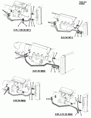 AUTOMATIC TRANSMISSION OIL COOLER PIPES