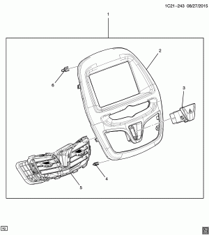ACCESSORY PKG PLATE ASM-I/P TRIM