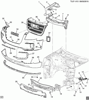 BUMPER/FRONT (DENALI V9V)