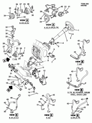 STEERING SYSTEM & RELATED PARTS