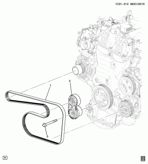 PULLEYS & BELTS/ACCESSORY DRIVE (L5Q/1.0-7)