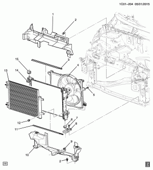 RADIATOR MOUNTING & RELATED PARTS