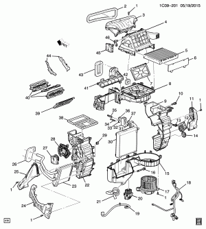 A/C & HEATER MODULE ASM (C68)