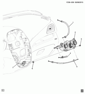 A/C & HEATER CONTROL ASM (C60)