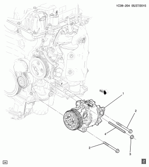 A/C COMPRESSOR ASM MOUNTING