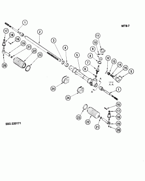 STEERING ASM/RACK & PINION-MANUAL