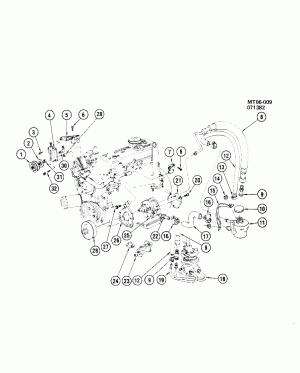 STEERING PUMP MOUNTING & HOSES-1.8L L4 (LJ5/1.8D) (DIESEL)