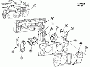 CLUSTER ASM/INSTRUMENT PANEL (EXC GAGES OR TACH)