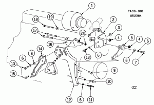 A/C COMPRESSOR MOUNTING (L25/292T)