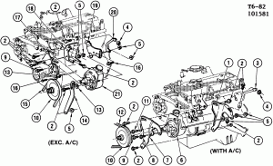 STEERING PUMP MOUNTING (LR1/1.9A)