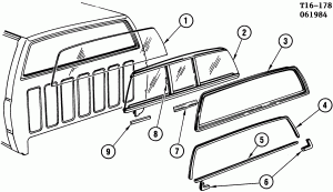 WINDSHIELD & WINDOWS/REAR