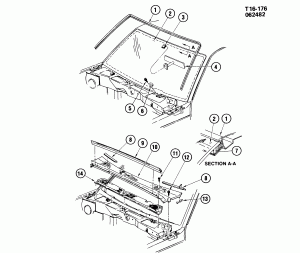 WINDSHIELD & COWL TOP PANEL