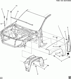 FENDER & WHEELHOUSE/FRONT END