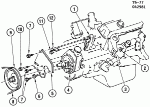 STEERING PUMP MOUNTING (LR2/2.8B)