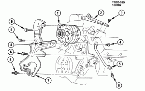 GENERATOR MOUNTING (L19/7.4N)