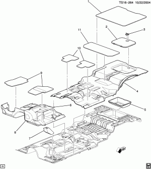 FLOOR COVERING & RELATED PARTS (NORTHFACE EDITION Y92)