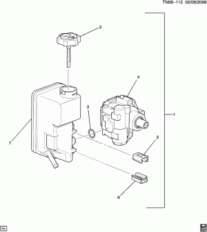 STEERING PUMP ASM (LLR/3.7E)