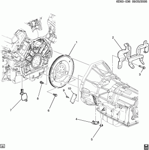 ENGINE TO TRANSMISSION MOUNTING (LC3/4.4D)